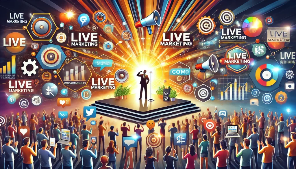 o que é live marketing, potencial do live marketing, como aplicar live marketing, estratégias de live marketing, benefícios do live marketing, exemplos de campanhas de live marketing, live marketing para engajamento, técnicas de live marketing, eventos ao vivo como estratégia de marketing, marketing ao vivo eficaz, dicas para live marketing, impacto do live marketing nas vendas, integração de live marketing na estratégia, cases de sucesso em live marketing, ferramentas para live marketing, live marketing para aumentar a visibilidade, como planejar campanhas de live marketing, live marketing e experiência do cliente