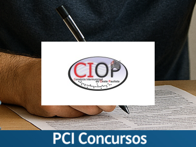 Concurso CIOP Abre 257 Vagas no Oeste Paulista com Salários de Até R$ 3,5 Mil